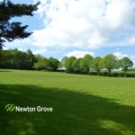Newton Grove CL view up pitching area South Newington